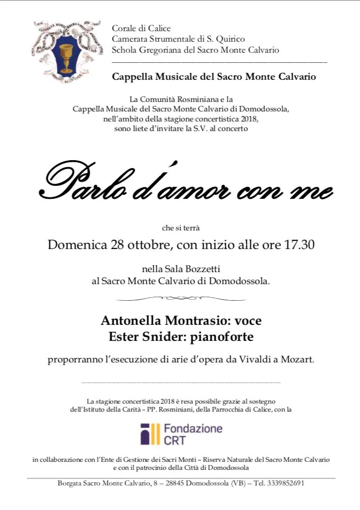 Ester Snider - "Parlo d'Amor Con Me" a Domodossola (VB)