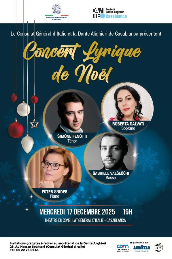 Ester Snider - Concerto Lirico al Teatro del Consolato Italiano di Casablanca (Marocco)
