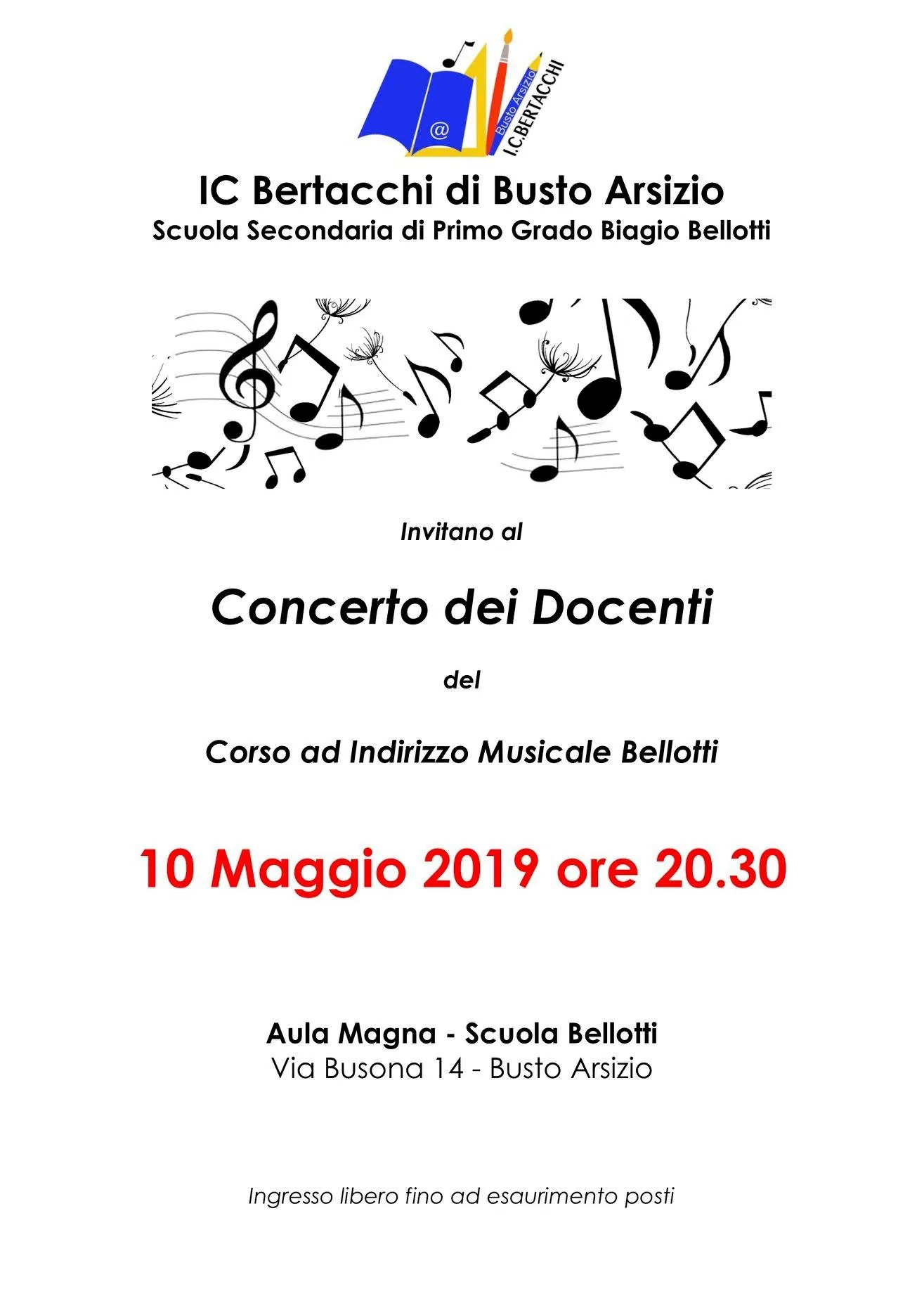 Ester Snider - Concerto dei Docenti dell'Istituto Bertacchi a Busto Arsizio (VA)