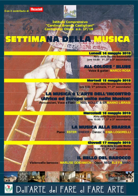 Ester Snider - Lezione di Danza Classica alla Scuola Media di Castiglione Olona (VA)