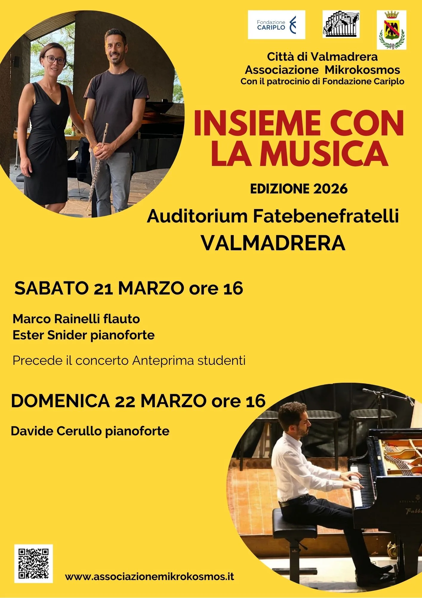 Ester Snider - “Donne In Musica” per flauto e pianoforte a Valmadrera (LC)