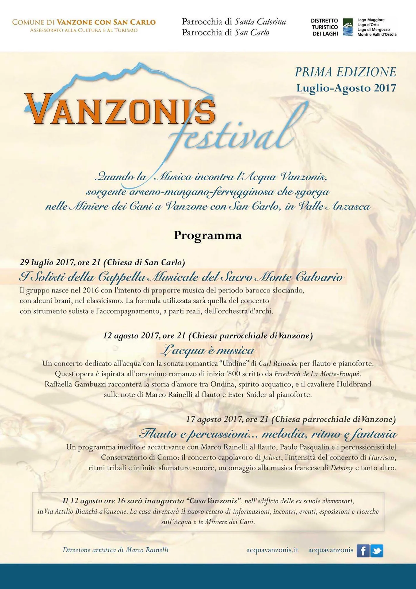 Ester Snider - Concerto per flauto e pianoforte a Vanzone (VB)
