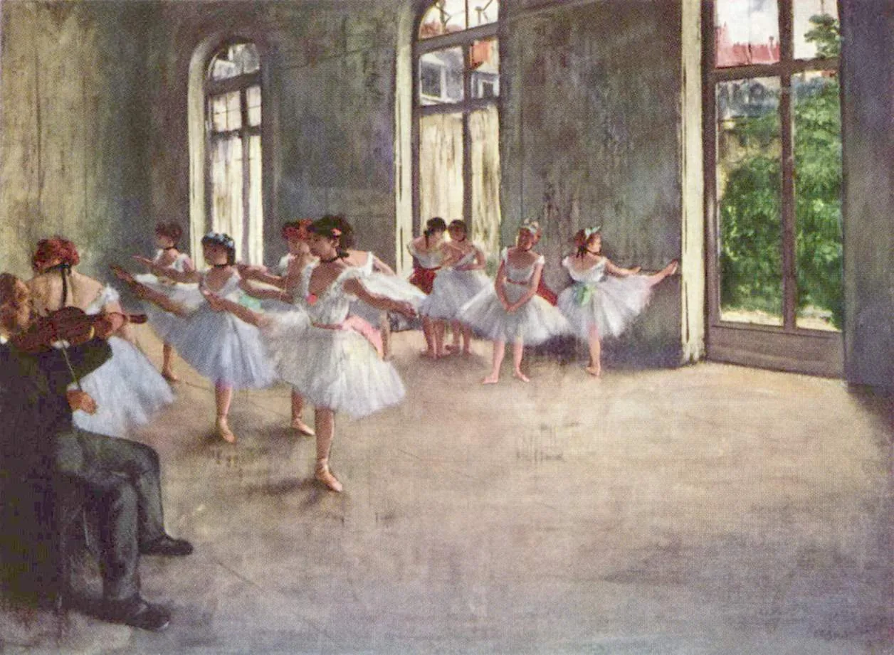 Lezione di tecnica della danza classica